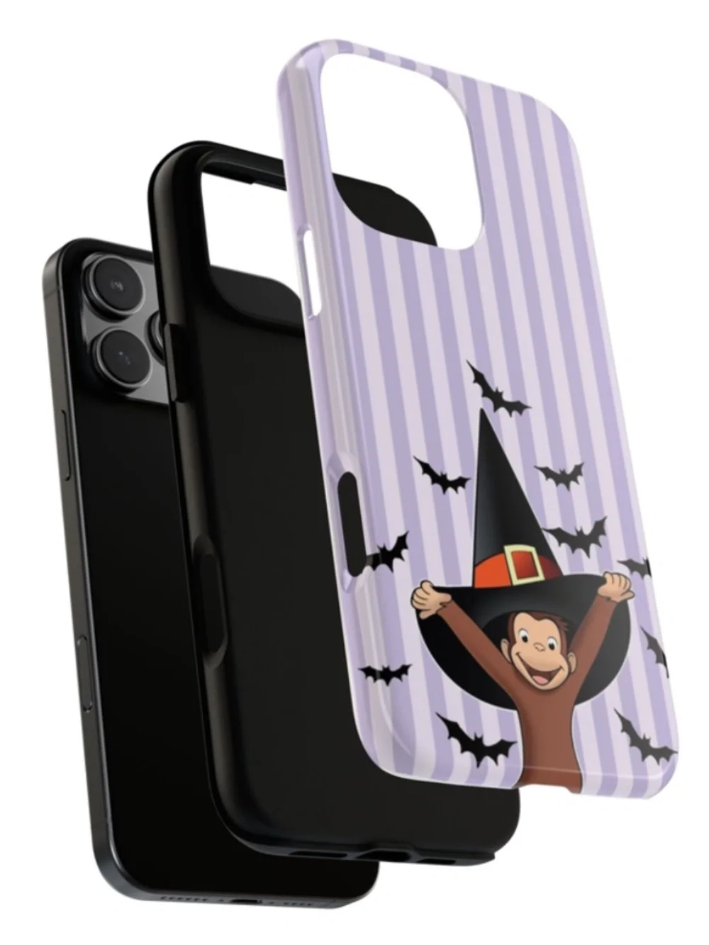 Curious George Halloween Witch Hat Phone Case for iPhone